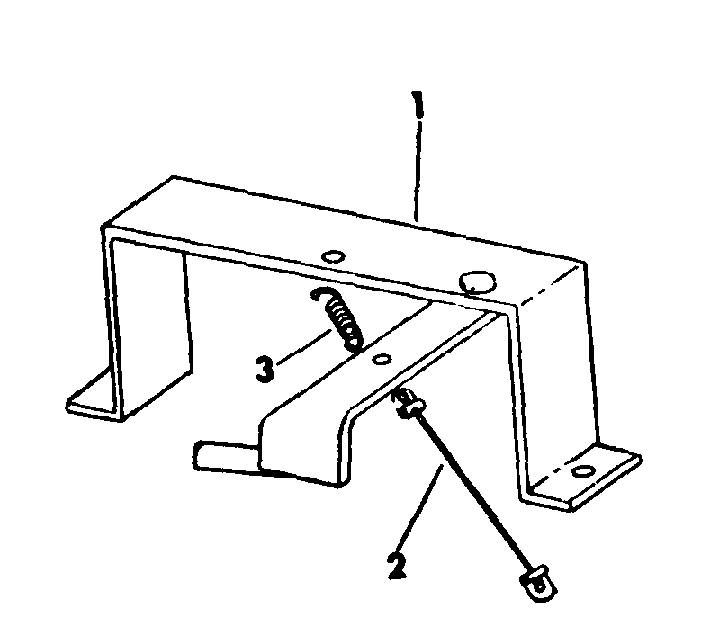 Mower Brake Diagram and Parts List for CADET85 (87-0340027U-0340031U-0340034U)(1975 & Since) Cub Cadet Lawn Tractor
